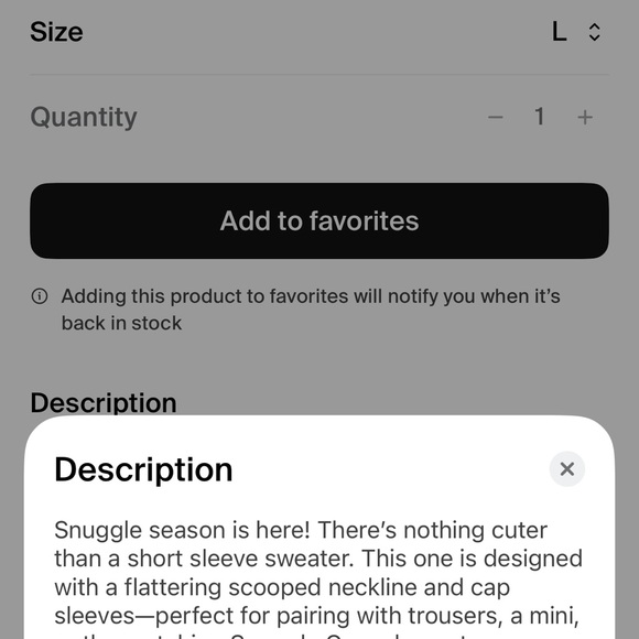 Alo Snuggle Up Sweater Short Sleeve in Sweet Pink Size Large - Picture 8 of 8